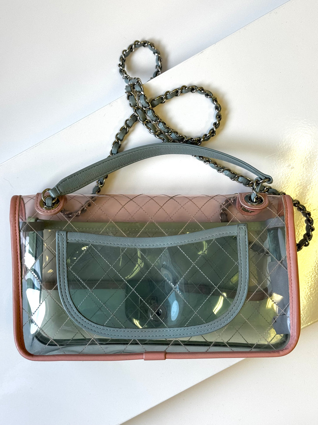 Chanel Coco Splash Medium PVC Lambskin Flap Bag
