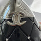 Chanel Limited Edition Black Lucite and Crystal Rocket Ship