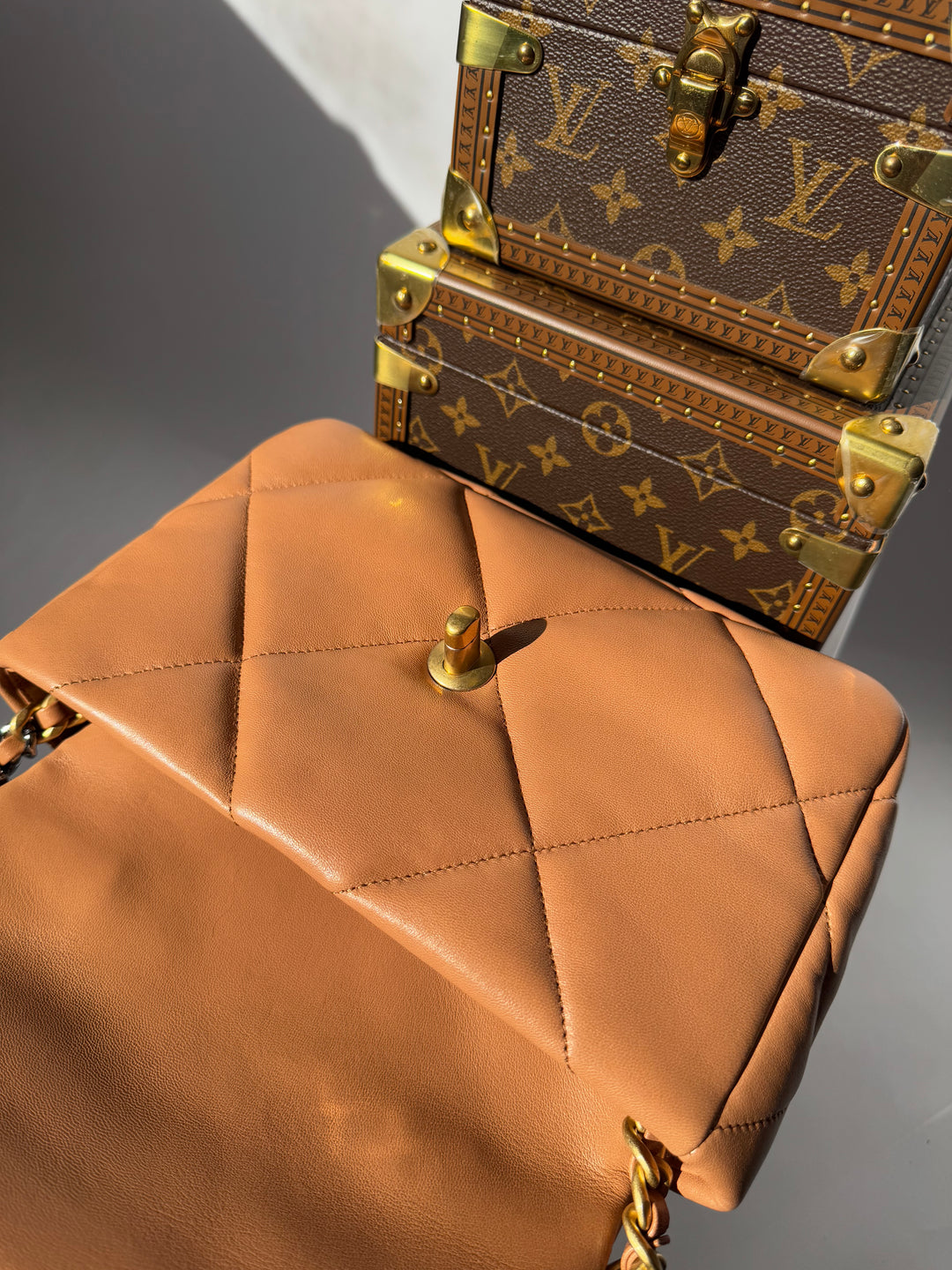 Chanel 21P Small Caramel 19 Flap Bag