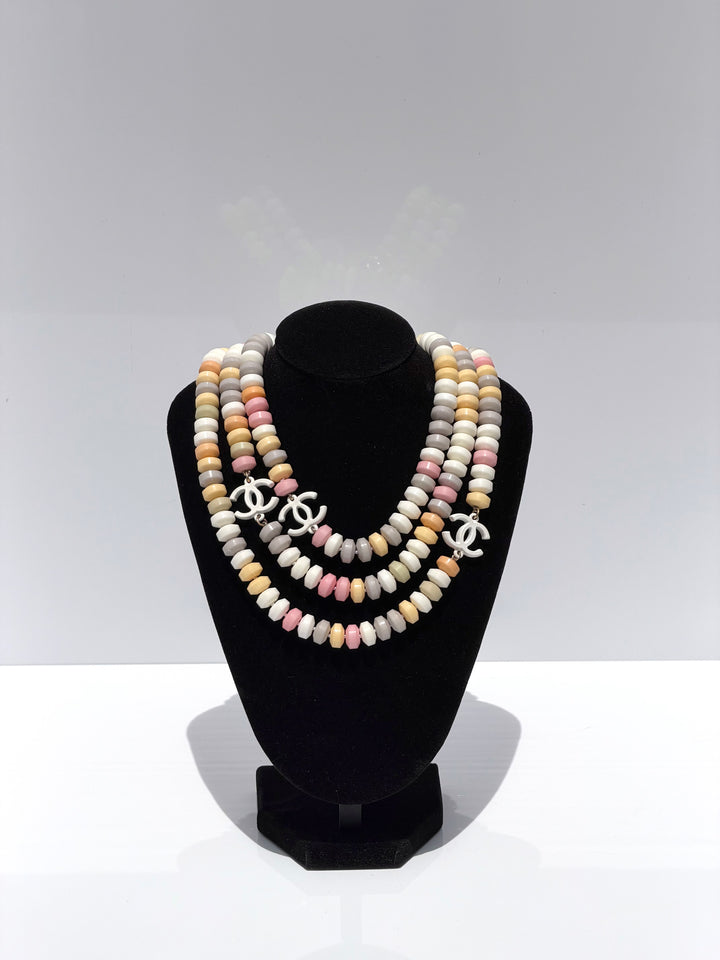 Chanel CC Resin Candy Supermarket Sweetie Triple Strand Necklace Multicolor 2014