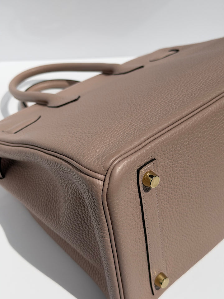 Hermès Birkin 30 Glycine Togo Gold Hardware 2015