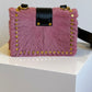 Prada Calf Hair Pink Cahier Crossbody Bag