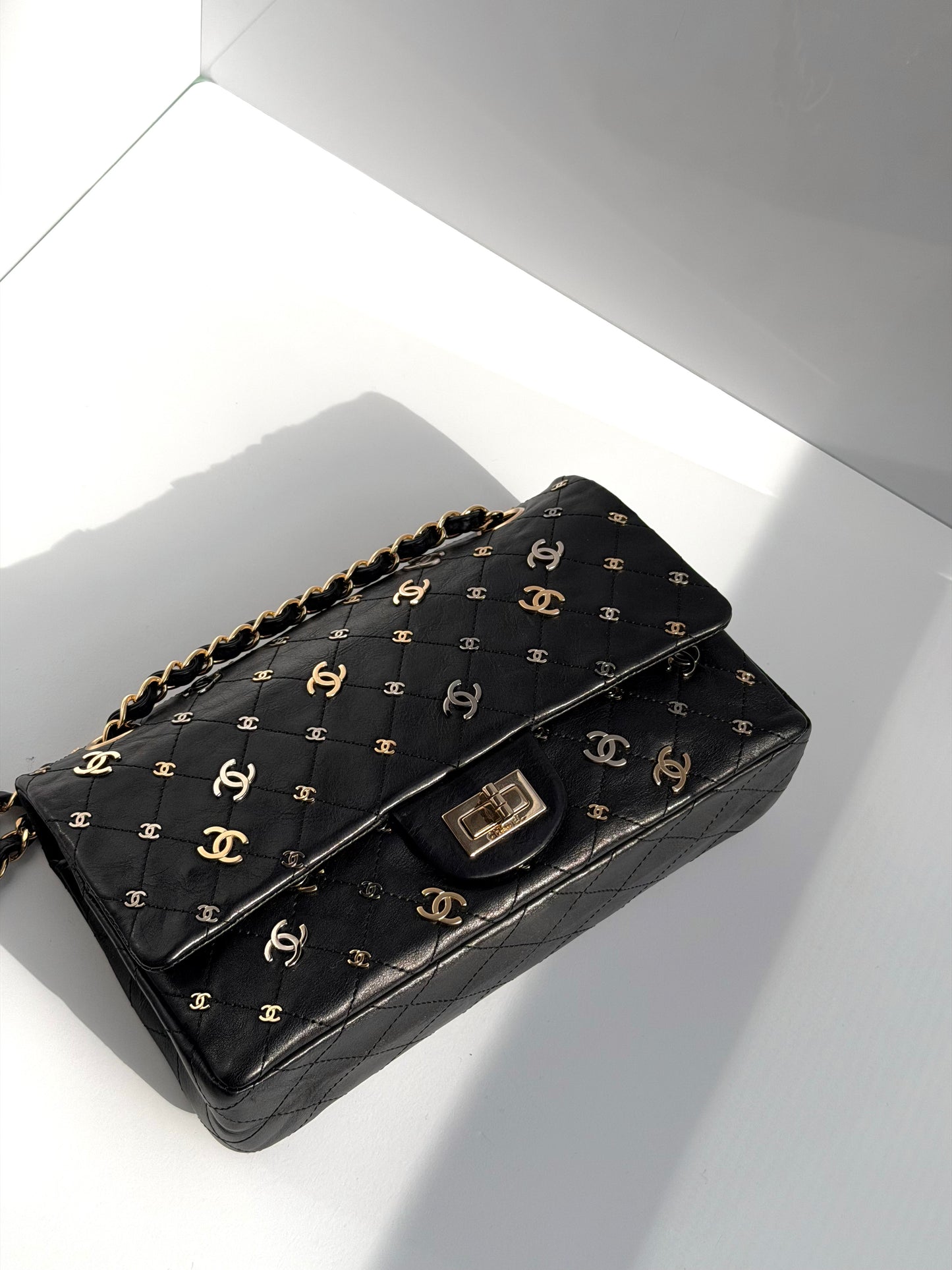 Chanel Vintage Punk Charms 2.55 Medium Reissue Flap Bag