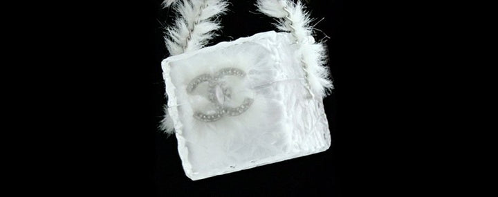 Chanel RARE Runway Acrylic Crystal CC Ice Cube Minaudiere