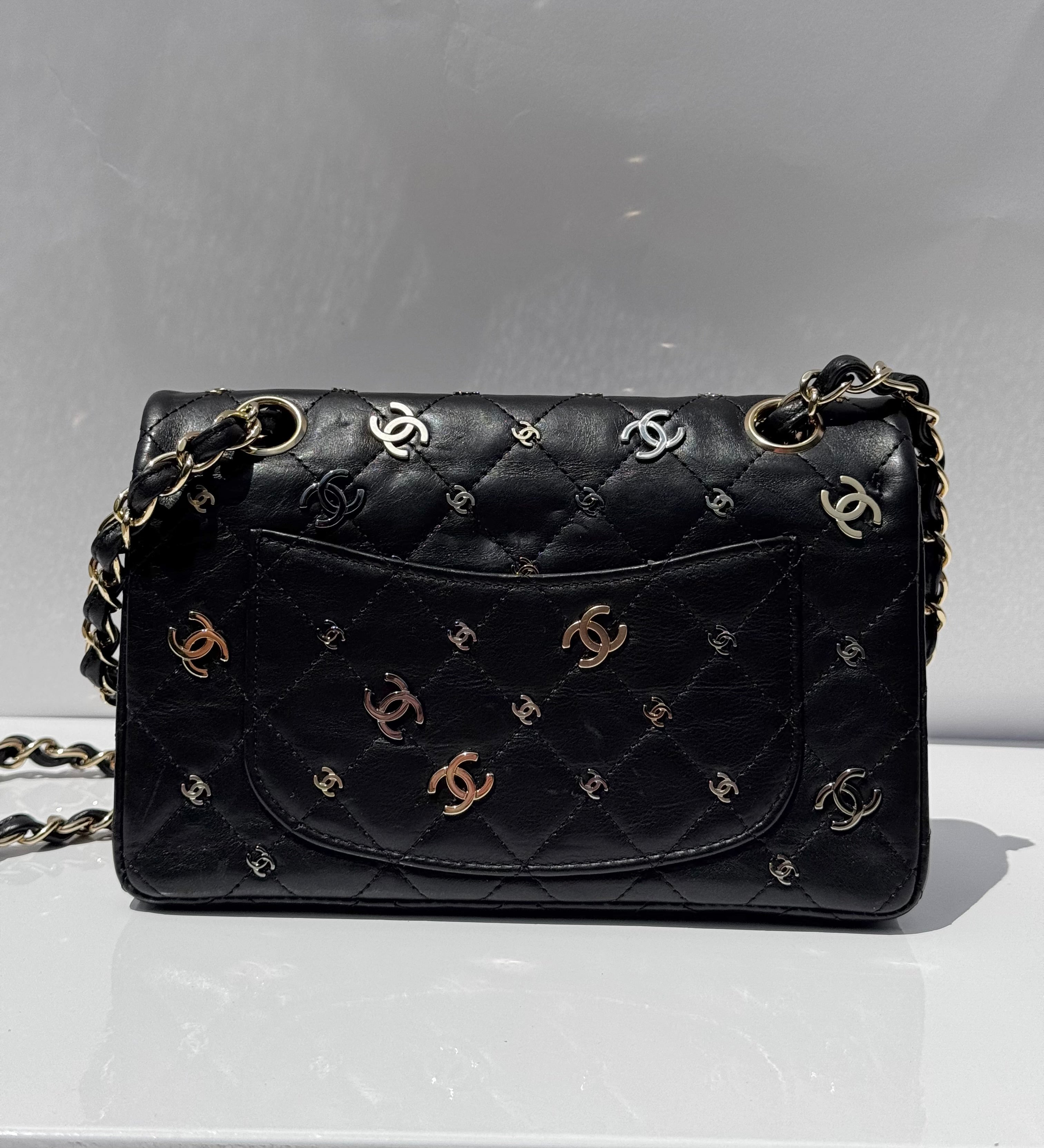 Chanel Vintage Punk Charms 224 Mini Reissue Flap Bag – Its A Luv Story