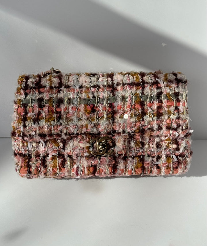 Chanel 2023 Tweed Mini Rectangular Flap Bag