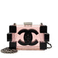 Chanel Plexiglass Pink Barcode Lego Minaudiere