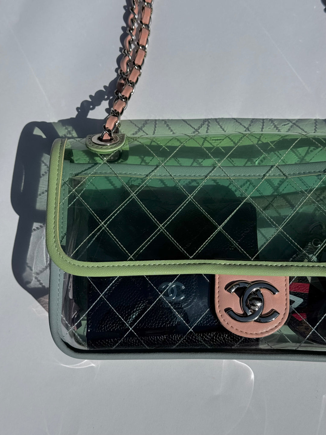 Chanel Coco Splash Medium PVC Lambskin Flap Bag