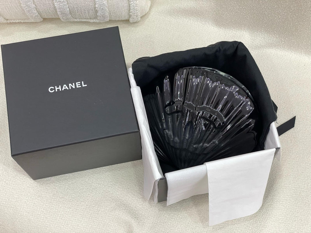 Chanel 19S Black Runway Shell Minaudiere
