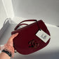 Chanel 17B Small Burgundy Coco Curve Messenger Flap Bag