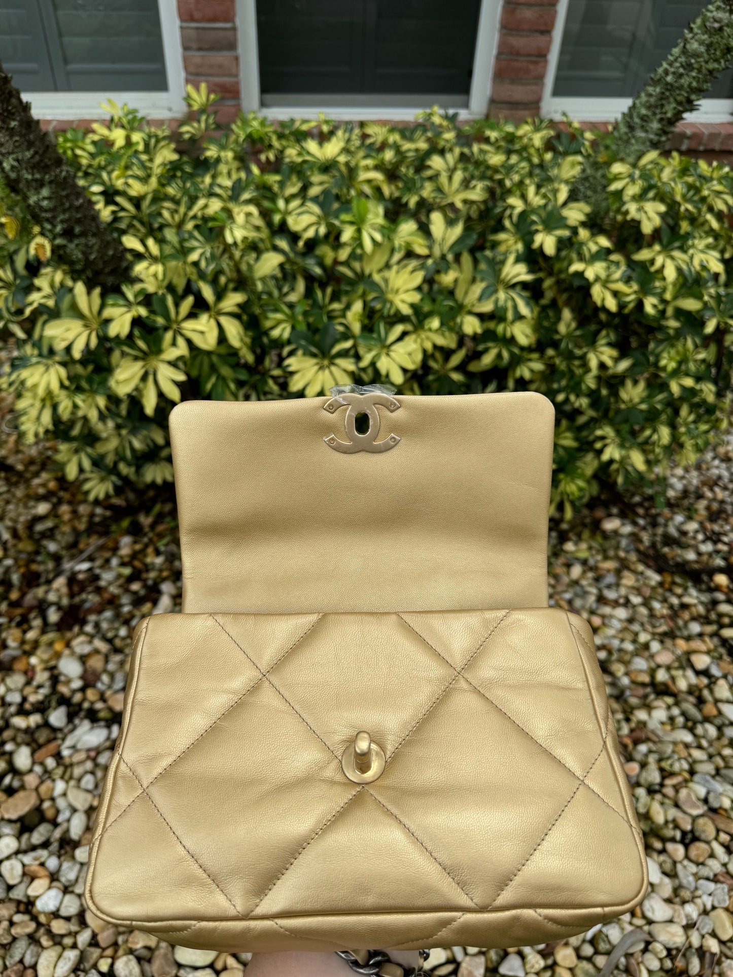 Chanel 20B Small Metallic Gold 19 Flap