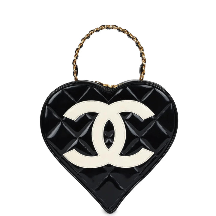 Chanel 1995 CC Heart Vanity Bag
