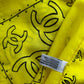 Chanel Spring/Summer 1994 Vintage Yellow Logo Bikini