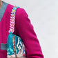 Chanel 2010 Watercolor Nylon Resin Flap Bag