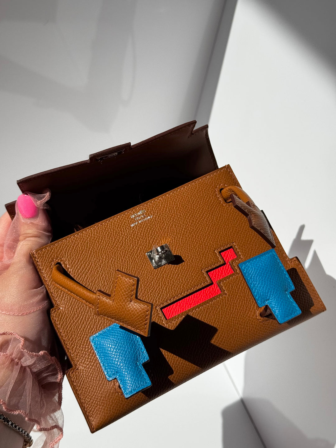 Hermes "Quelle Idolle" Gold Picto Kelly Doll