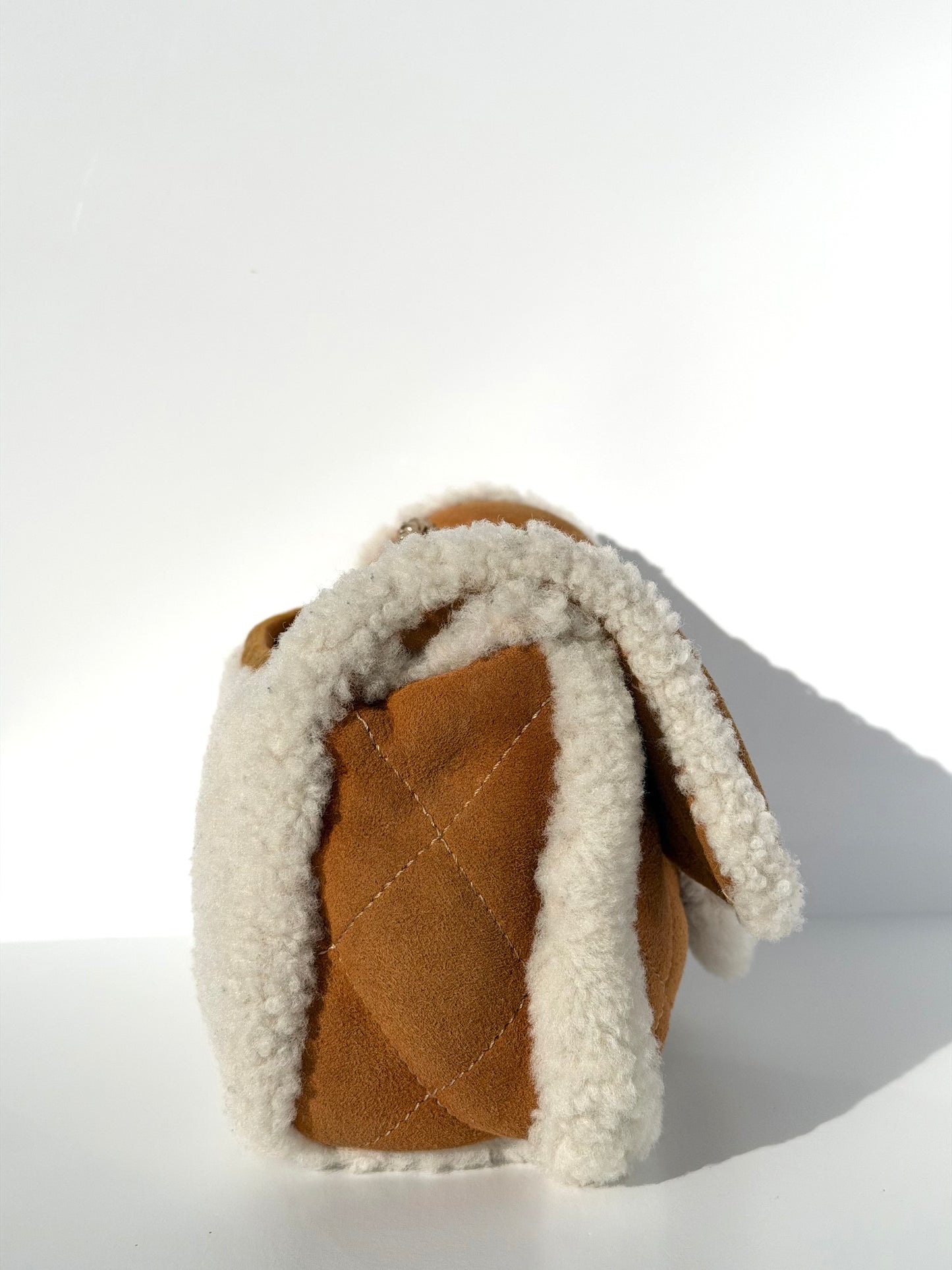 Chanel Medium Shearling Coco Neige Flap