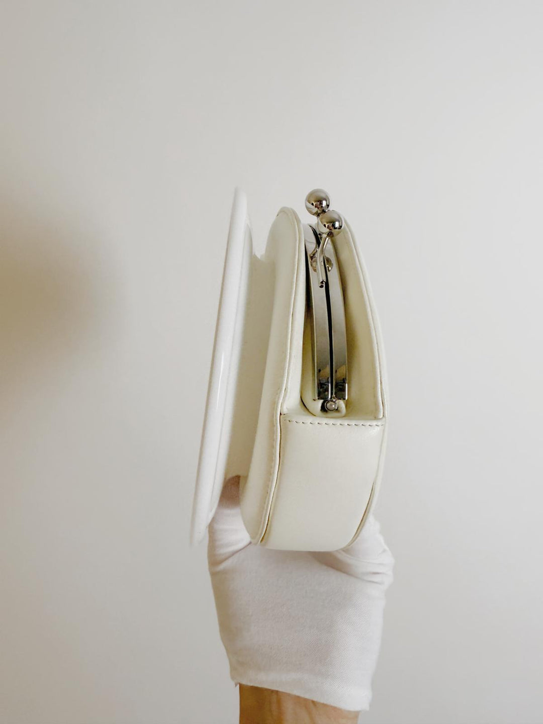 Chanel White Plexiglass Brasserie Gabrielle Plate Minaudière