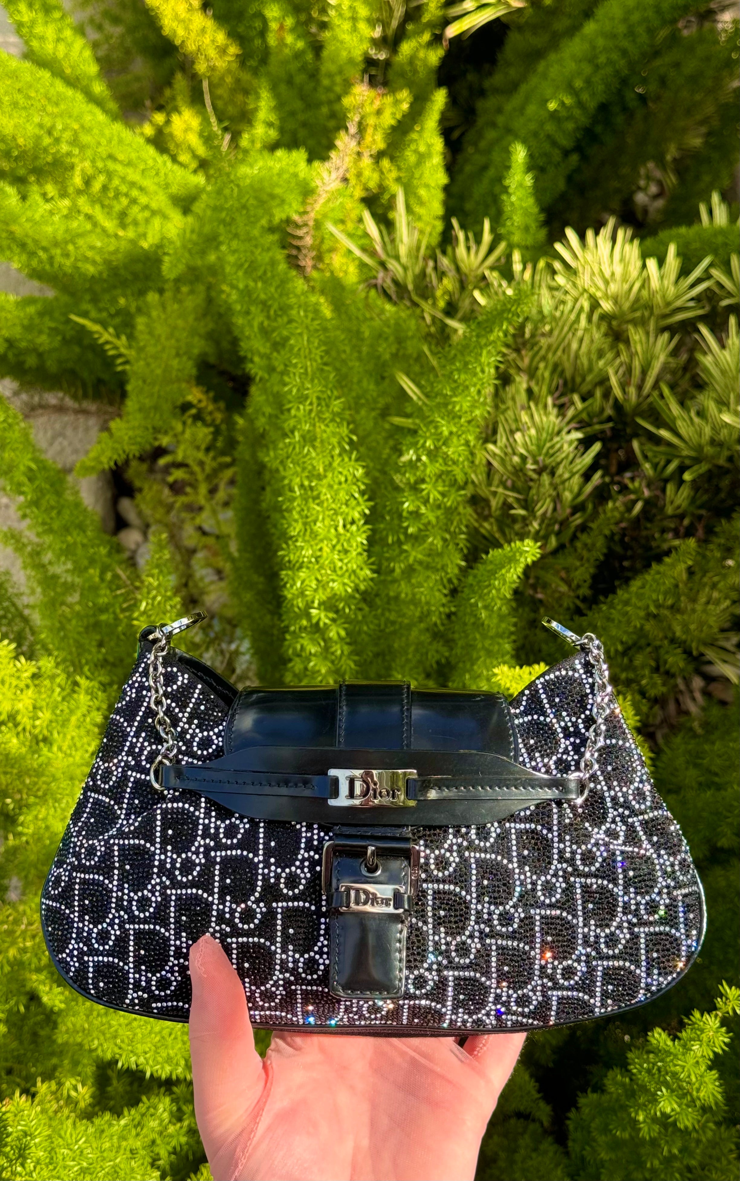 Dior 2003 Limited Edition Crystal Shoulder Bag – Its A Luv Story