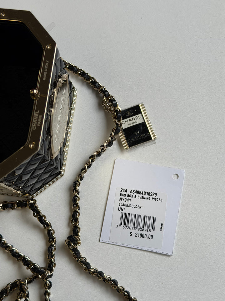 Chanel 2024 Paris Manchester Tea Box Minaudière