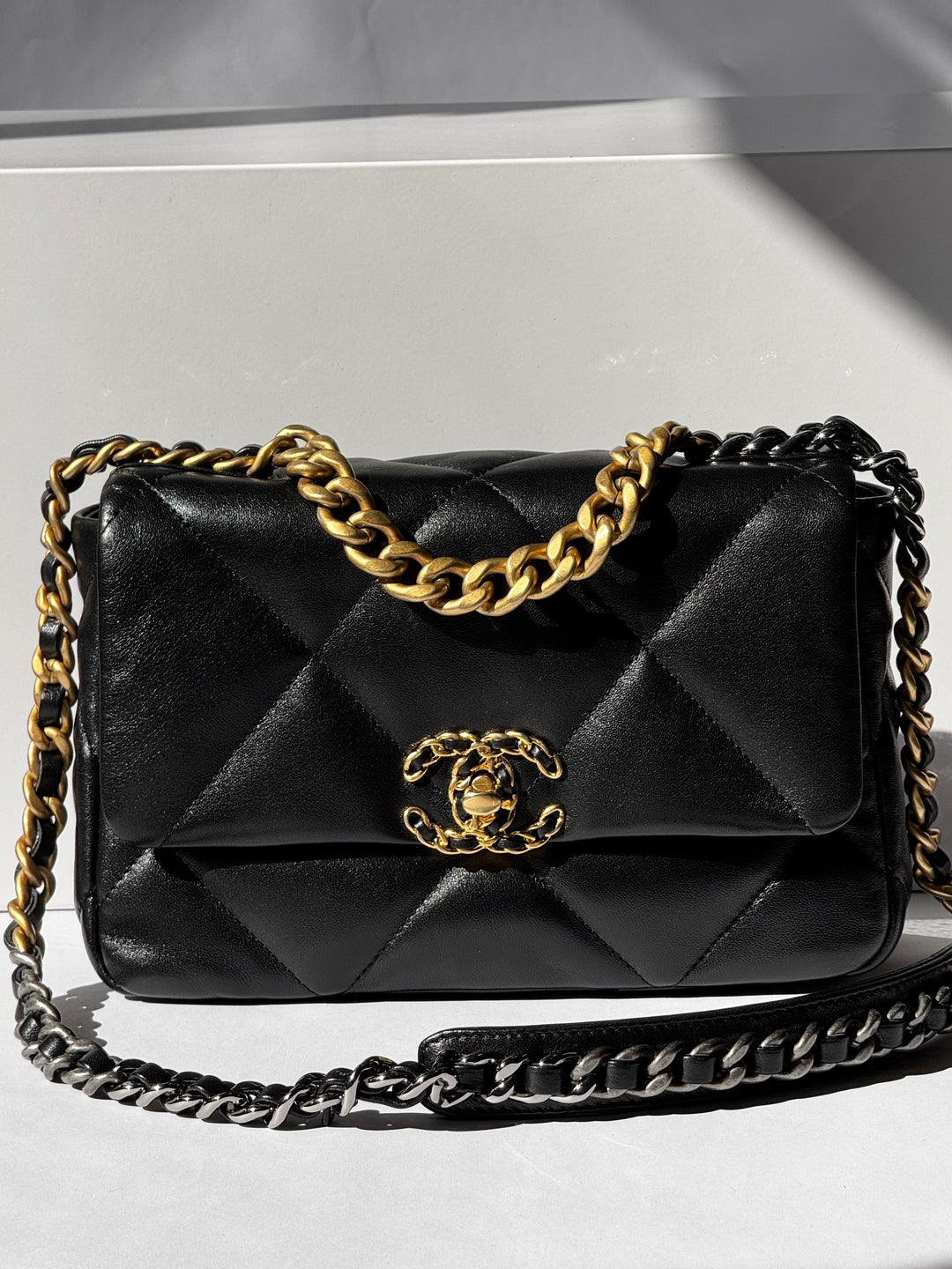 Chanel Small Black 19 Flap Bag