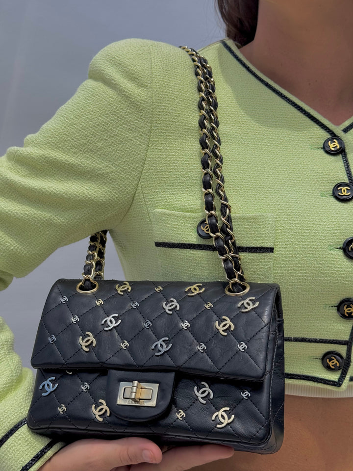 Chanel Vintage Punk Charms 224 Mini Reissue Flap Bag