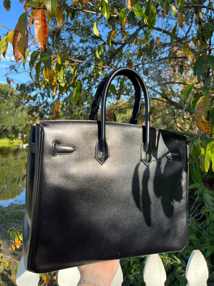 Hermes Birkin 30 So Black Box Black