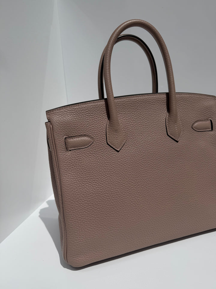 Hermès Birkin 30 Glycine Togo Gold Hardware 2015