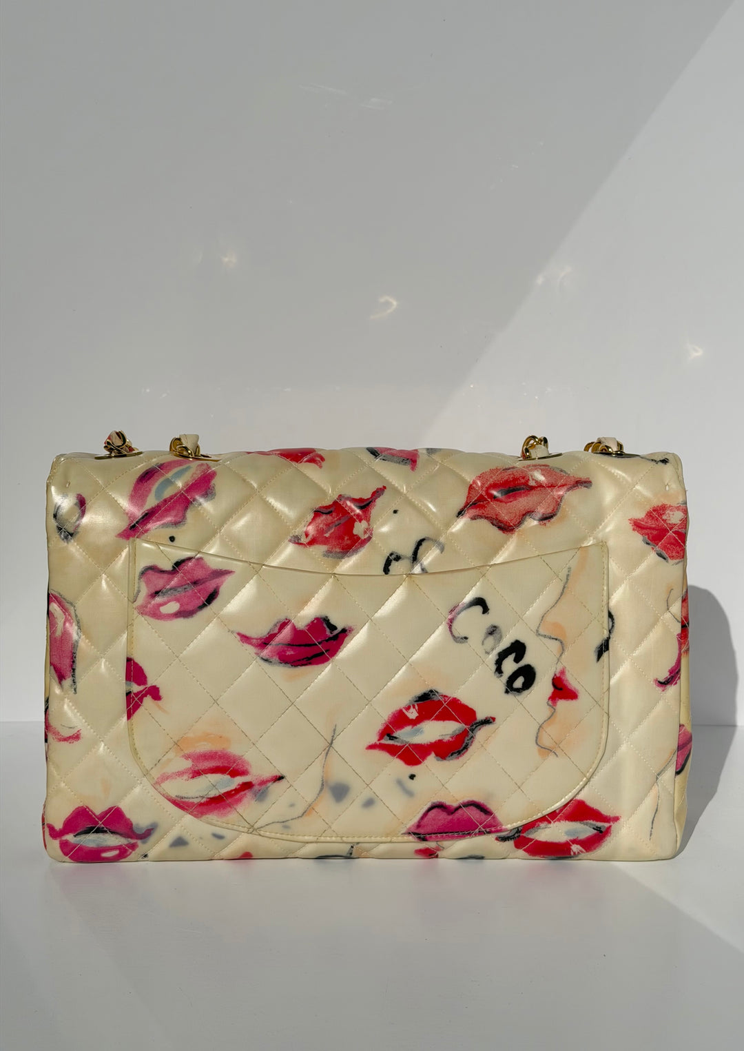 Chanel 1994 Jumbo Lips & Kisses Flap Bag
