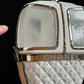 Chanel White Ski Gondola Swarovski Minaudiere