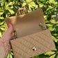 Chanel 18S Dark Beige Caviar Mini Flap Bag