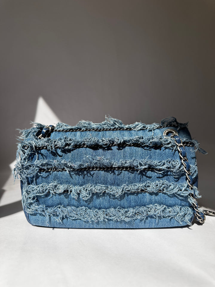 Chanel Medium Denim Paris Dubai Flap Bag