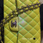 Chanel 21S Yellow Neon Lambskin Medium Flap Bag
