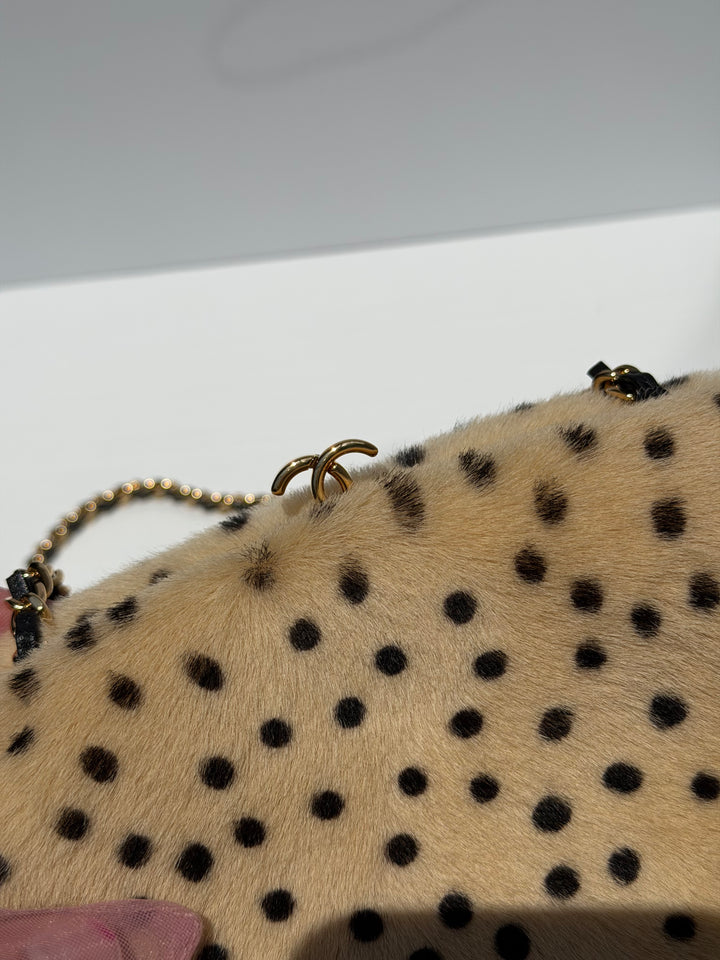 Chanel Clutch With Chain Brown And Black Pony Hair Gold Tone Metal Métiers D’Art 2026