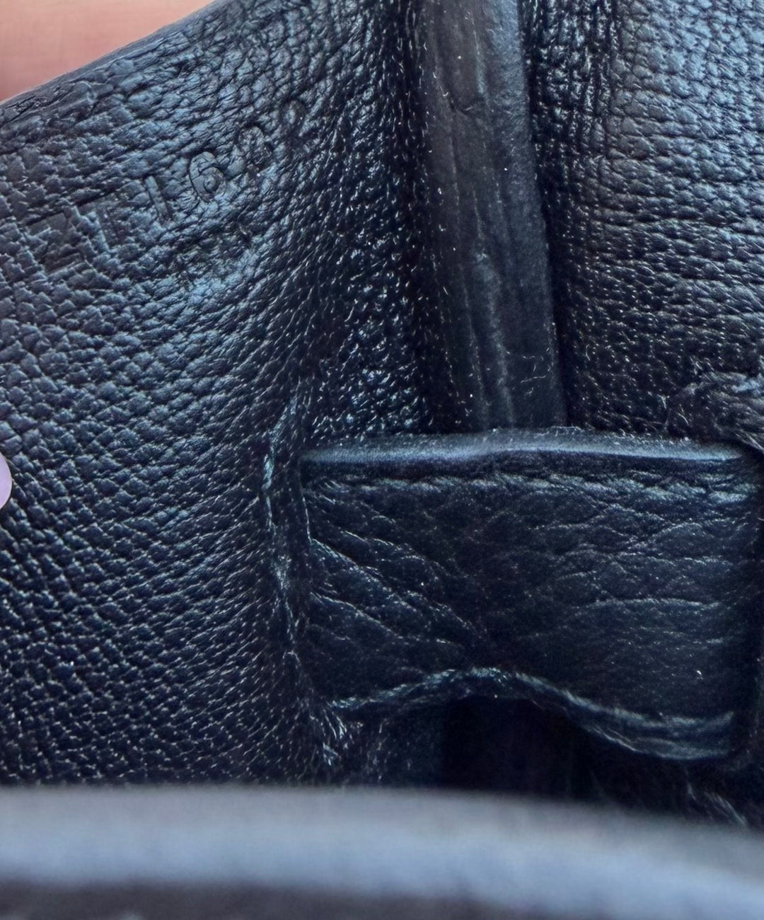 Hermès Birkin 30 — Noir Togo with Rose Gold Hardware