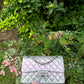 Chanel 21K Small Calfskin Pearl Iridescent Double Flap