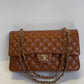 Chanel 21P Caramel Medium Lambskin Flap Bag