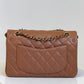 Chanel 22S Small Caramel Lambskin Classic Flap Bag + LGHW
