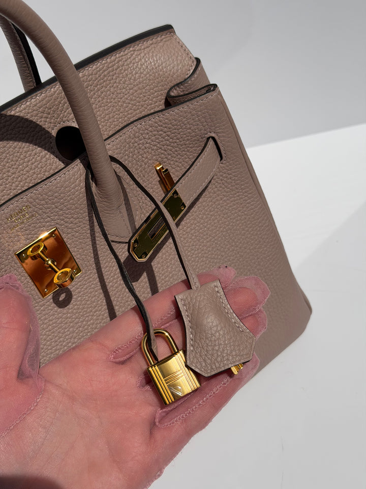 Hermès Birkin 30 Glycine Togo Gold Hardware 2015