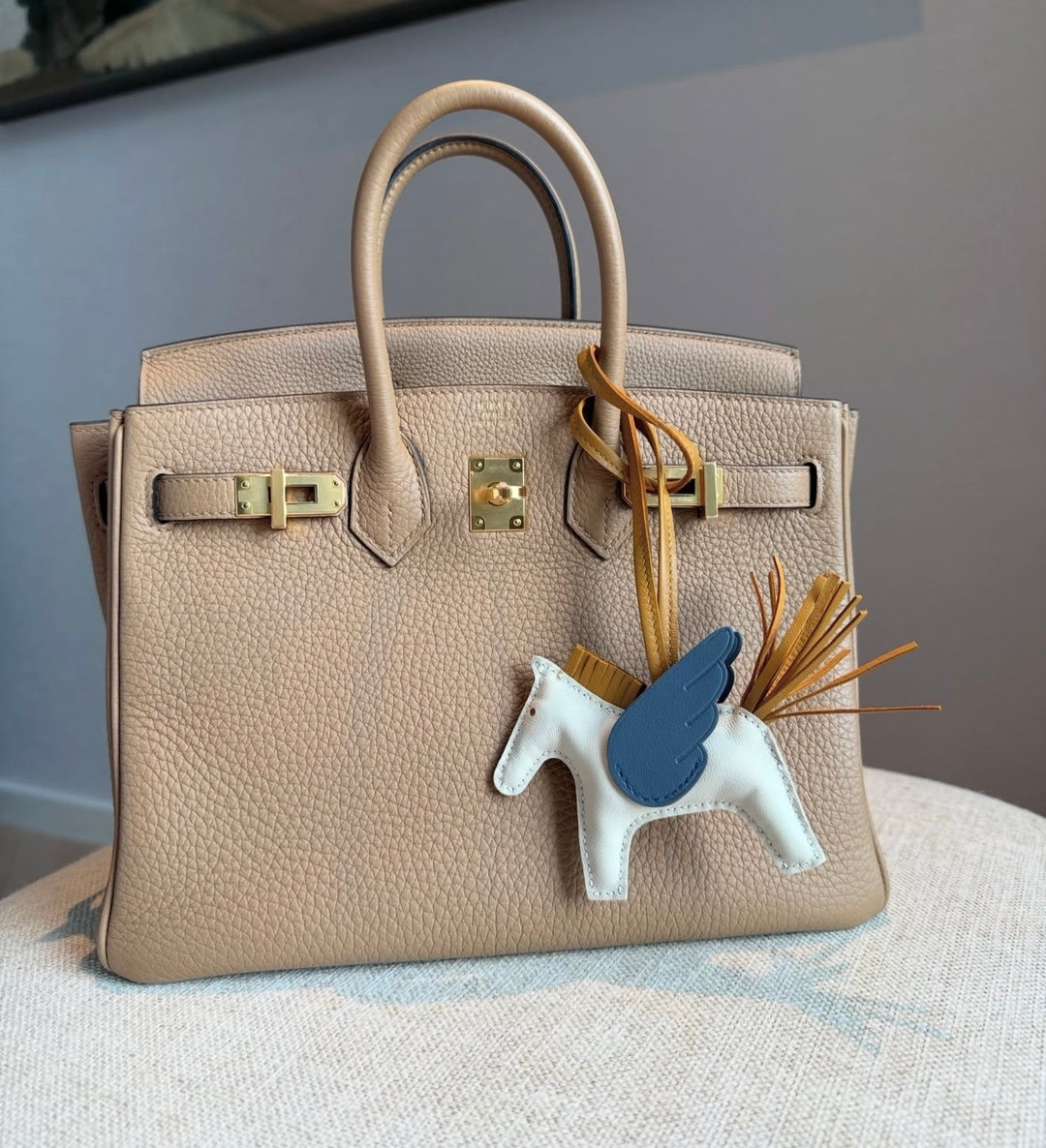 Hermès Birkin 25 Chai Togo Gold Hardware 2022