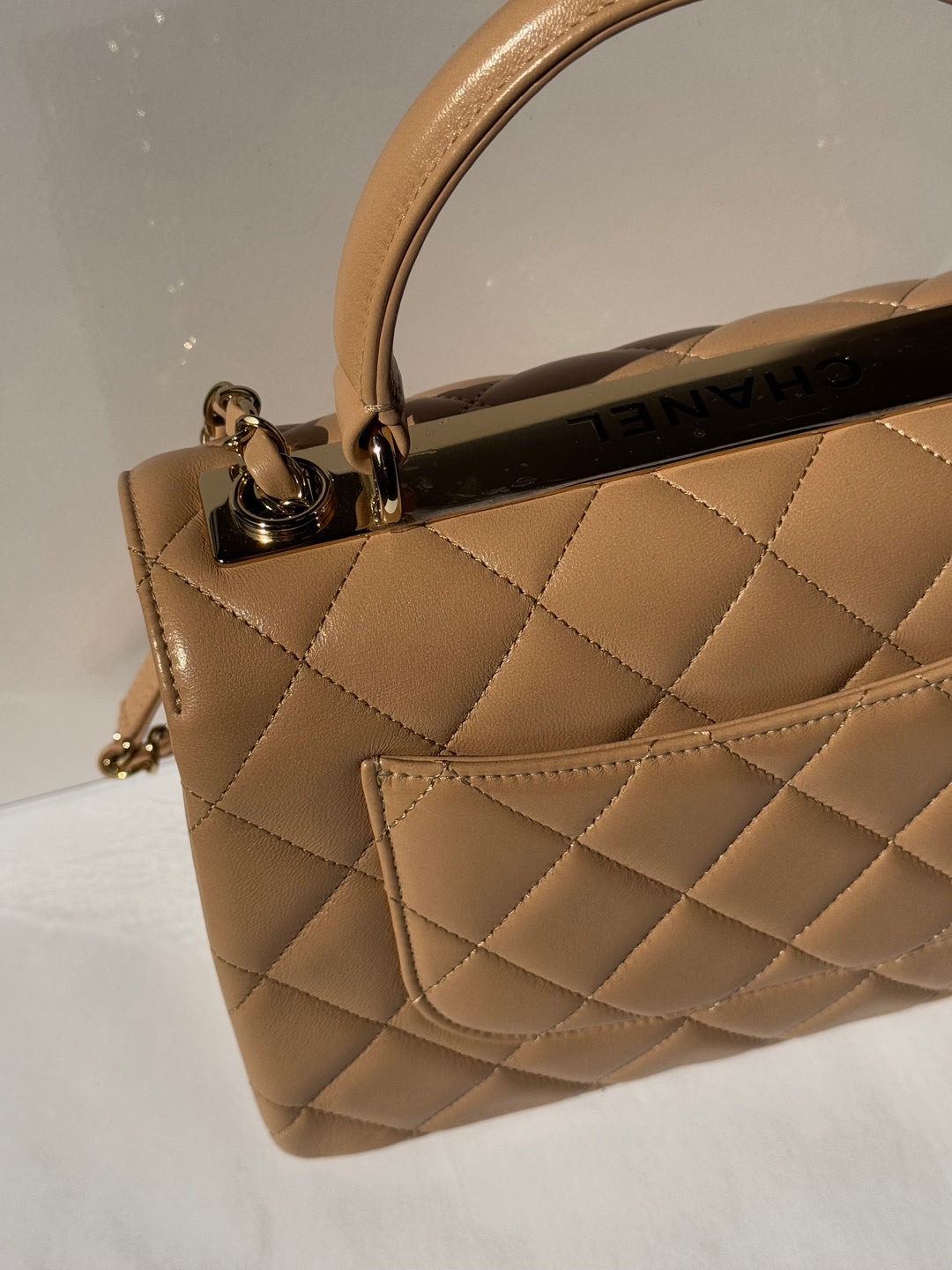 Chanel 22S Dark Beige Small Trendy Flap Bag