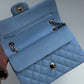 Chanel 23P Light Blue Small Caviar Double Flap