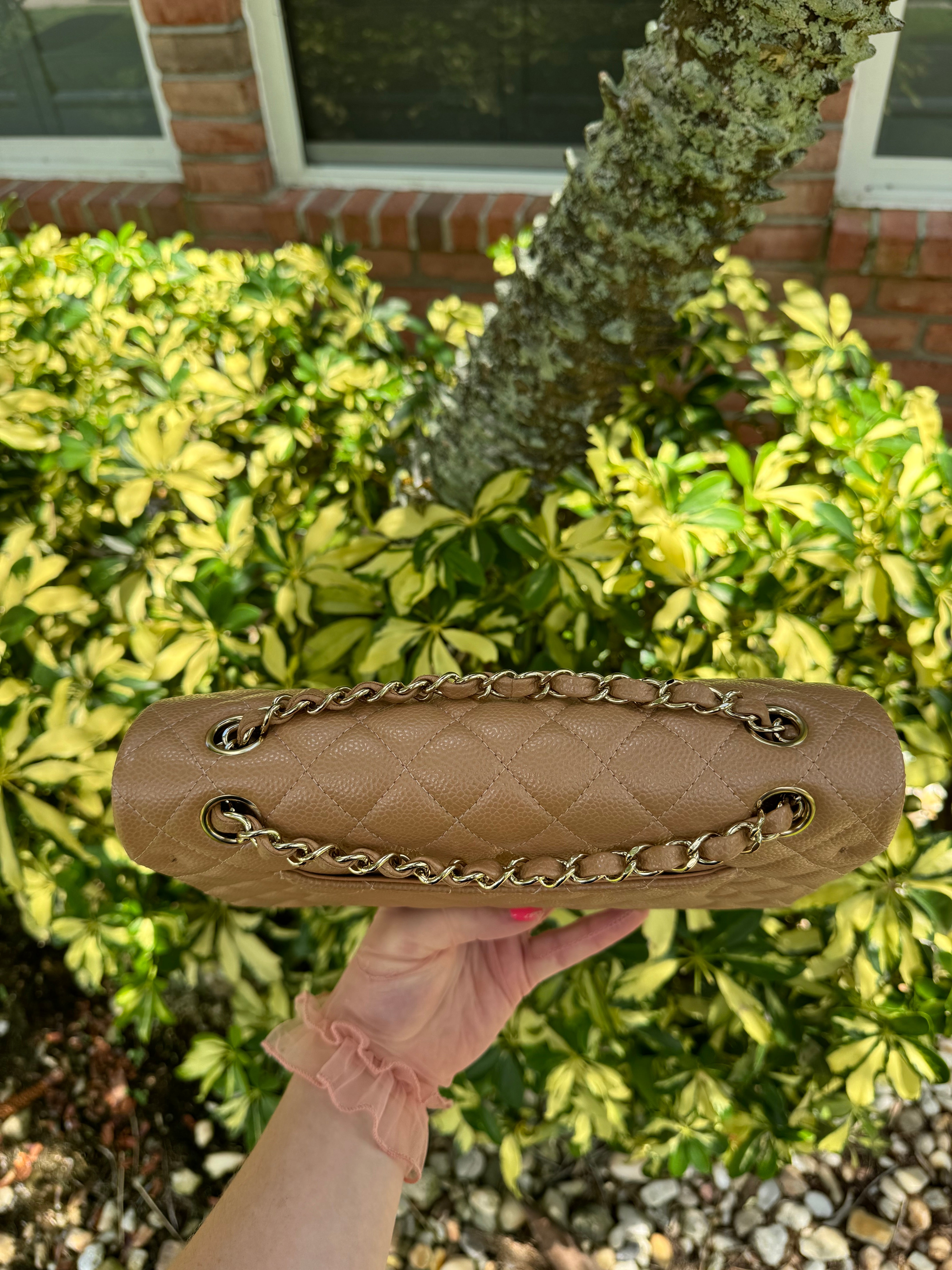 Chanel 18S Dark Beige Medium Caviar Flap Bag – Its A Luv Story