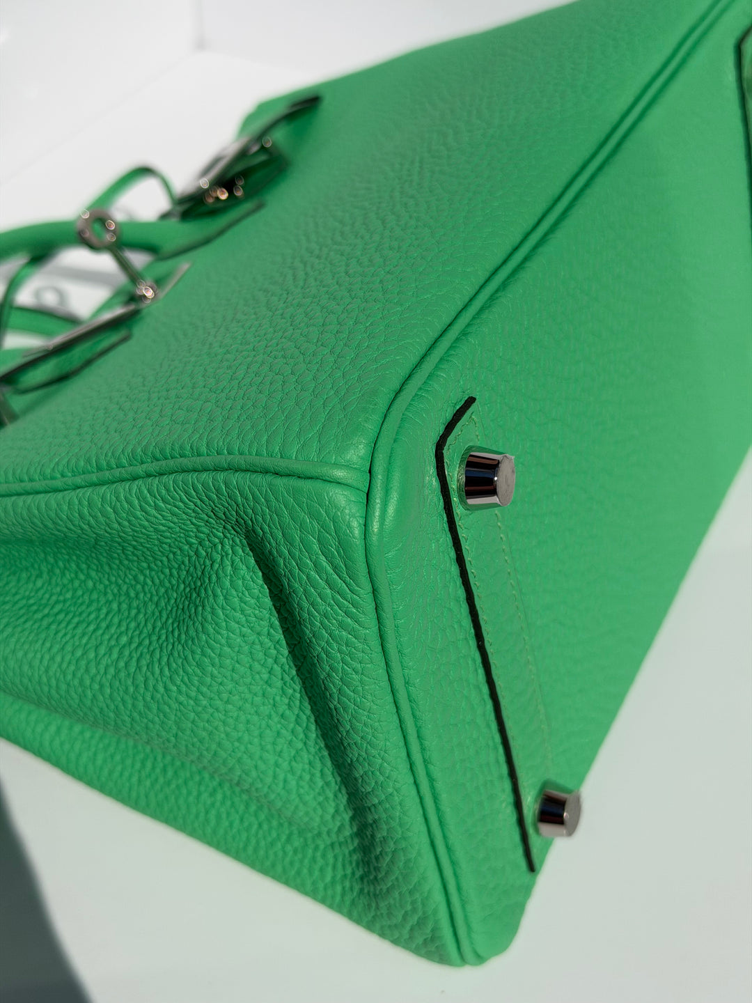 Hermès Birkin 25 Vert Comics Togo Palladium Hardware 2023