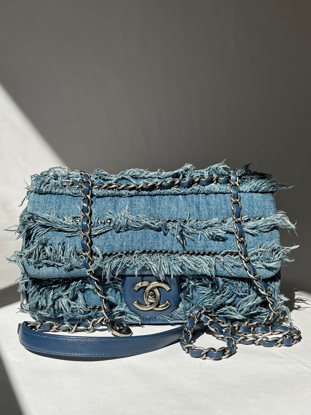 Chanel Medium Denim Paris Dubai Flap Bag
