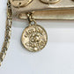 Chanel 18C Metiers D’art Gold Medallion Evening Bag