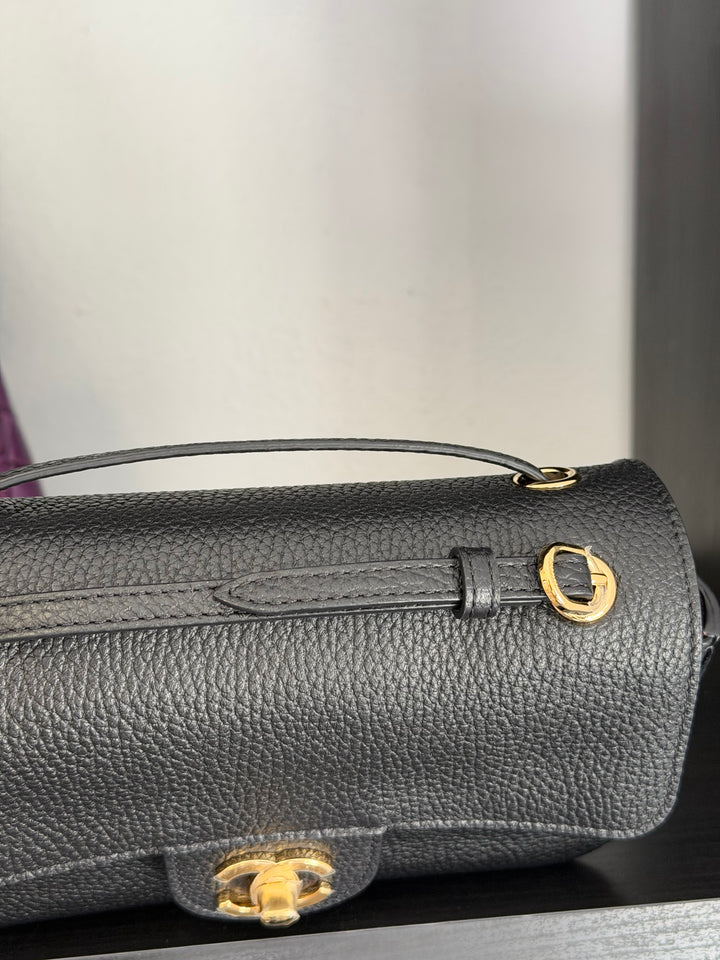 Chanel Mini Flap Bag Black Souplissimo Suede Calfskin Gold Tone Hardware 2026
