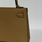 Hermes Mini Sellier Poussiere Electrum Kelly 20