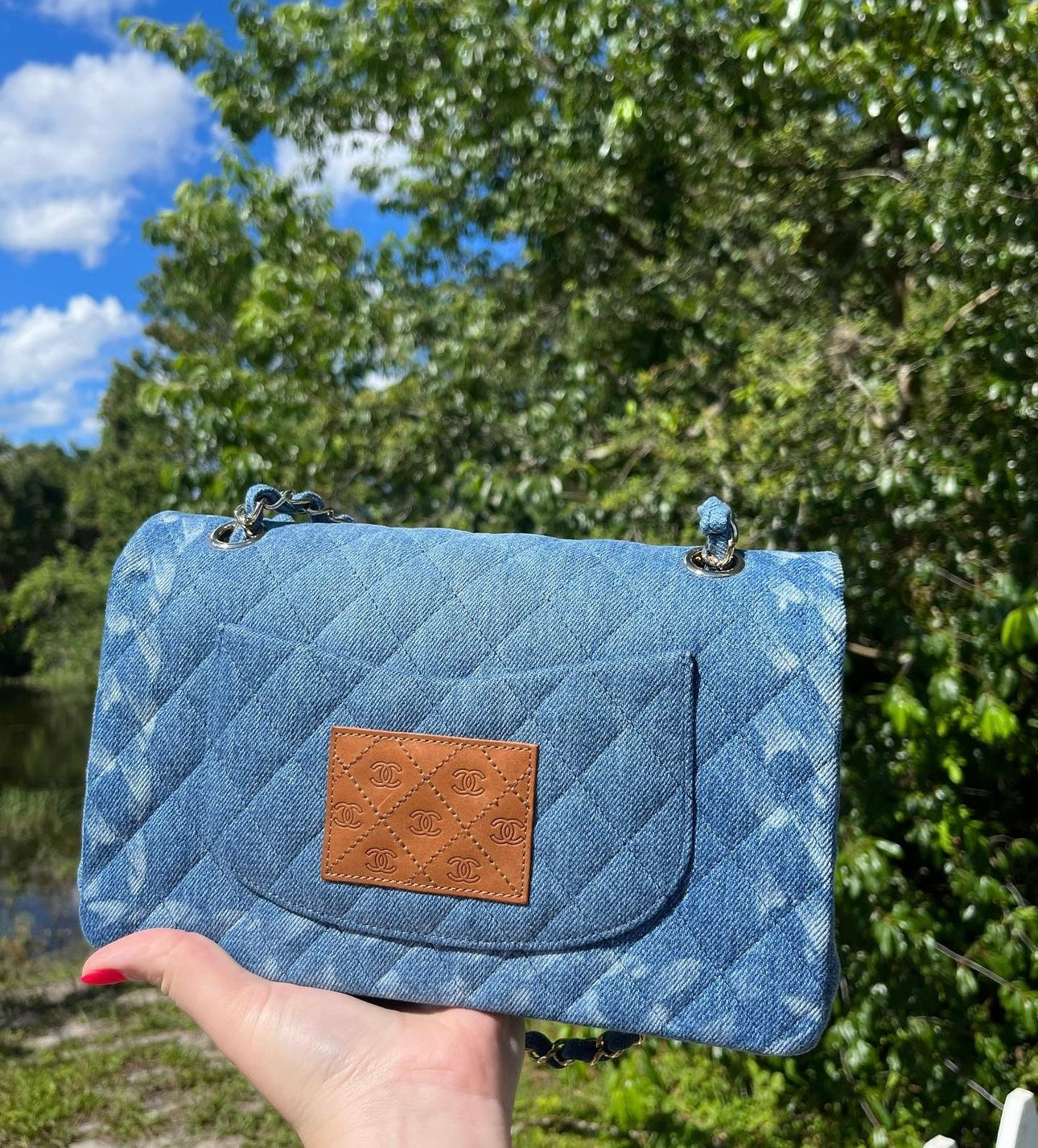 Chanel Denim Medium Classic Flap Bag – Its A Luv Story