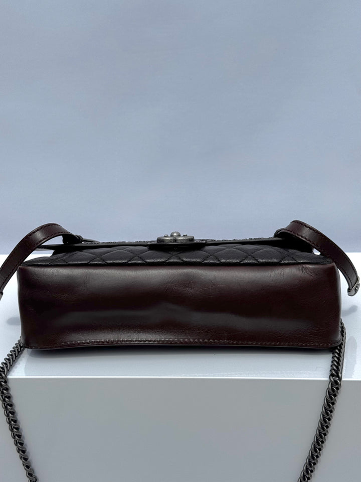 Chanel Jumbo Paris Dallas Texan Satchel Flap Bag