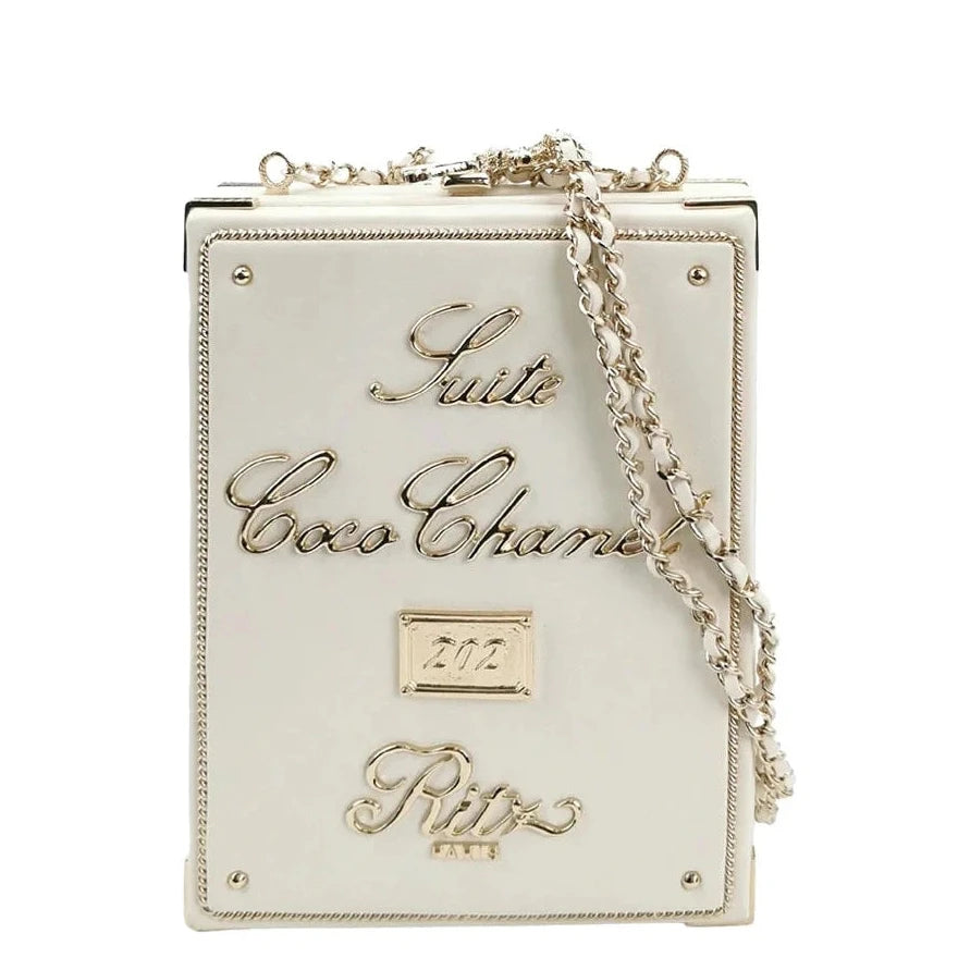 Chanel Coco in Ritz Key Card Minaudiere Embellished Lambskin – Its